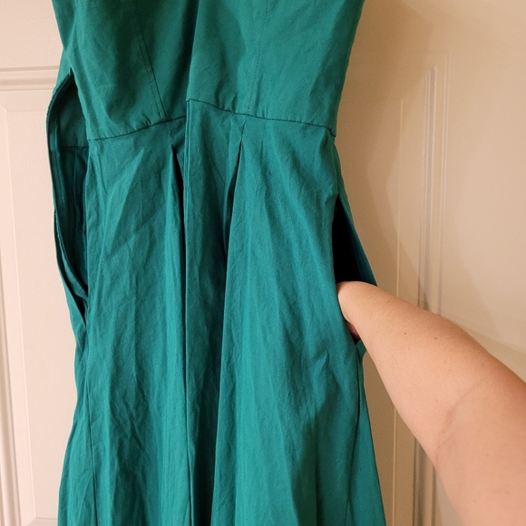 Anthropologie Maeve Square Neck Buttondown Dress - Picture 7 of 11